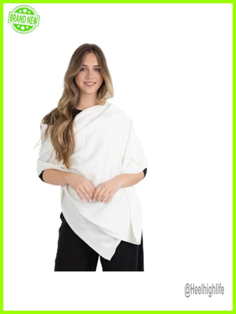 Oversized 100% Cotton Shawl Wrap Travel Scarf Shoulder Stole Women